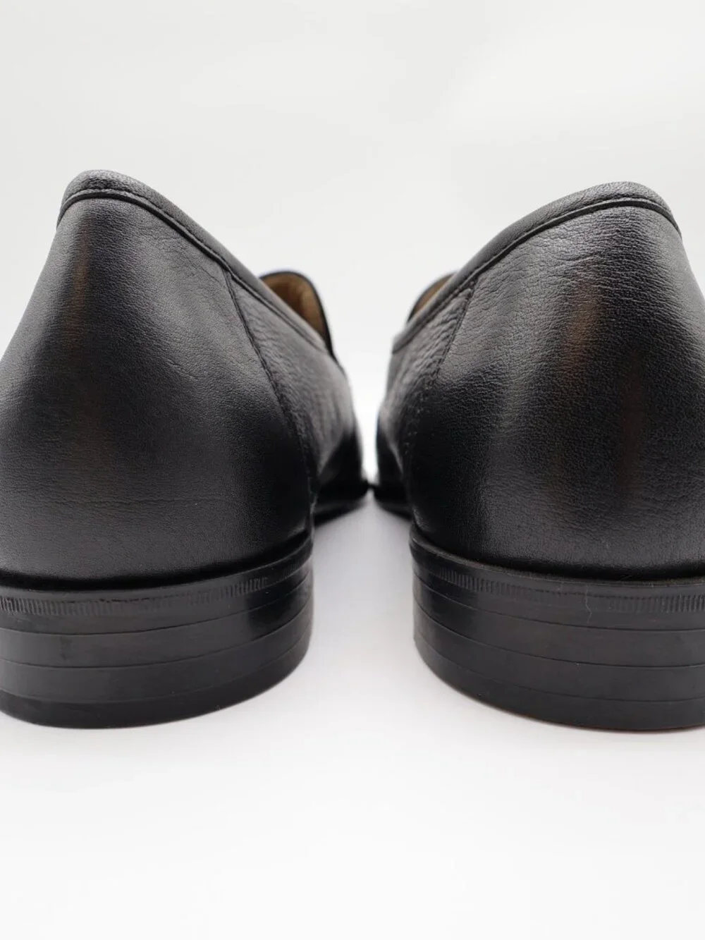 Nunn Bush Edgar Loafers Men's 9 Black Leather Comfort Gel Slip-On